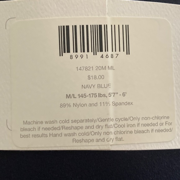 J. Jill Womens Solid Microfiber Tights (set of 2) - Dark Charcoal and Navy Blue - Picture 5 of 6